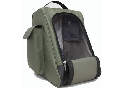 Small Green Walking Boot Bag